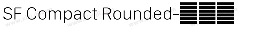 SF Compact Rounded字体转换